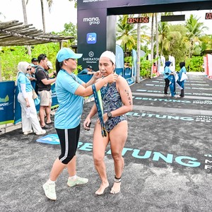 Race photo from Belitung Multisport Festival