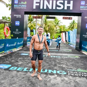 Race photo from Belitung Multisport Festival