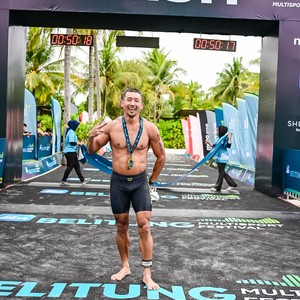 Race photo from Belitung Multisport Festival