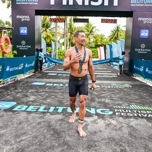 Race photo from Belitung Multisport Festival