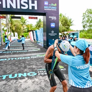Race photo from Belitung Multisport Festival