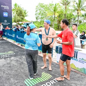 Race photo from Belitung Multisport Festival