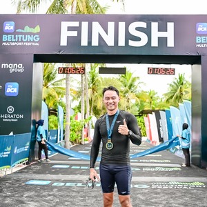 Race photo from Belitung Multisport Festival