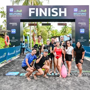 Race photo from Belitung Multisport Festival