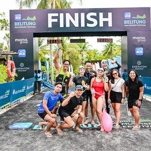 Race photo from Belitung Multisport Festival