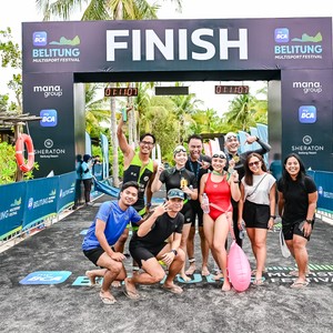 Race photo from Belitung Multisport Festival