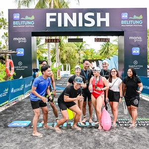 Race photo from Belitung Multisport Festival