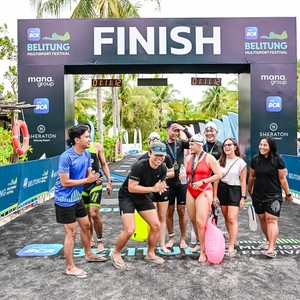 Race photo from Belitung Multisport Festival