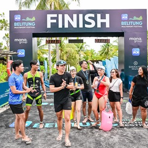 Race photo from Belitung Multisport Festival