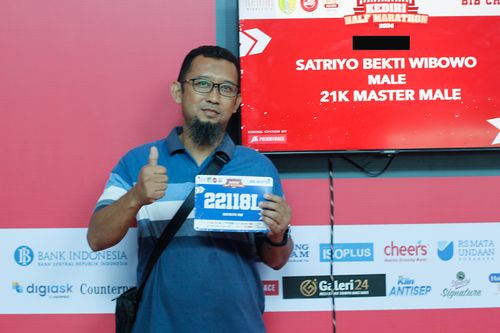 Race photo from Kediri Half Marathon 2024