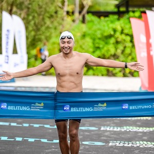 Race photo from Belitung Multisport Festival