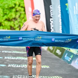 Race photo from Belitung Multisport Festival
