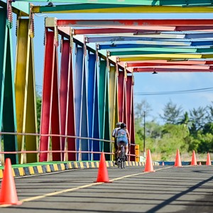 Race photo from Belitung Multisport Festival