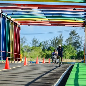 Race photo from Belitung Multisport Festival