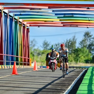 Race photo from Belitung Multisport Festival