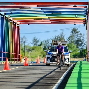 Race photo from Belitung Multisport Festival