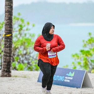 Race photo from Belitung Multisport Festival