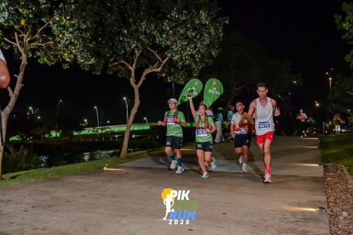 Race photo from PIK NITE RUN 2025