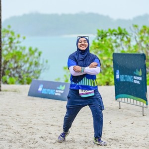 Race photo from Belitung Multisport Festival