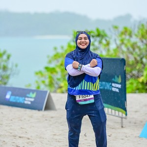 Race photo from Belitung Multisport Festival