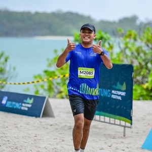 Race photo from Belitung Multisport Festival