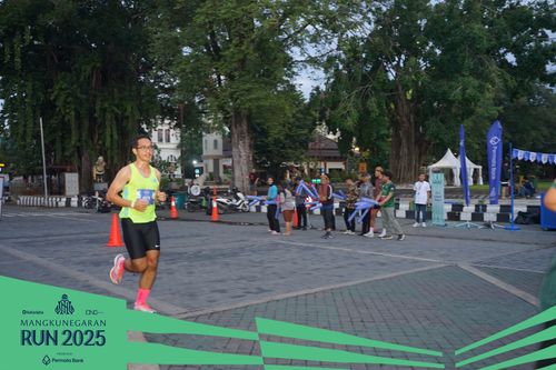 Race photo from Mangkunegaran Run 2025