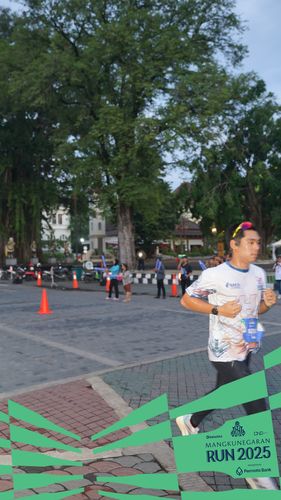 Race photo from Mangkunegaran Run 2025