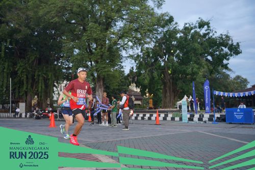 Race photo from Mangkunegaran Run 2025