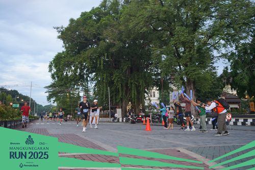 Race photo from Mangkunegaran Run 2025