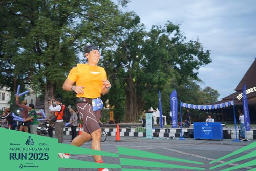 Race photo from Mangkunegaran Run 2025