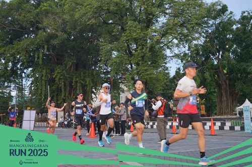 Race photo from Mangkunegaran Run 2025