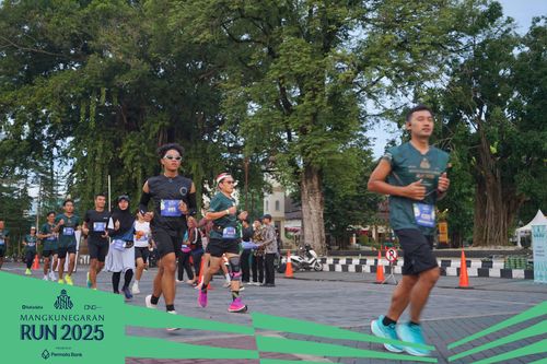 Race photo from Mangkunegaran Run 2025