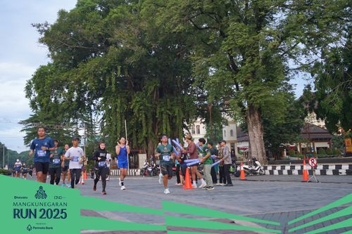 Race photo from Mangkunegaran Run 2025