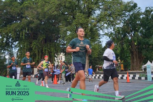 Race photo from Mangkunegaran Run 2025