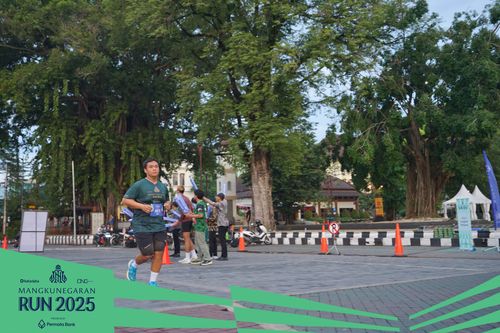 Race photo from Mangkunegaran Run 2025