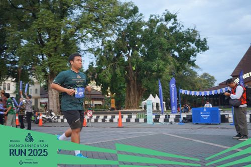 Race photo from Mangkunegaran Run 2025