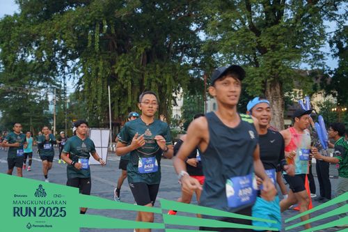 Race photo from Mangkunegaran Run 2025