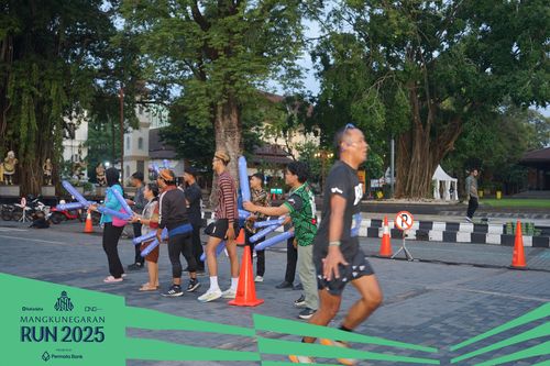 Race photo from Mangkunegaran Run 2025