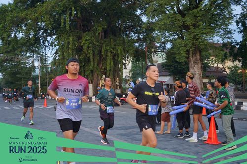 Race photo from Mangkunegaran Run 2025