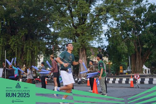 Race photo from Mangkunegaran Run 2025