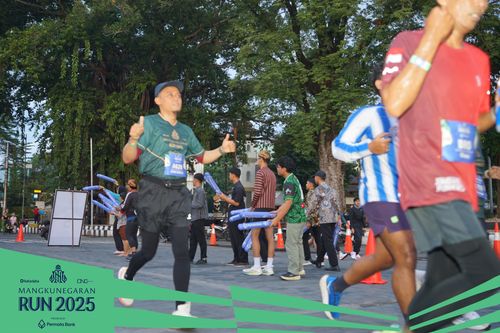 Race photo from Mangkunegaran Run 2025