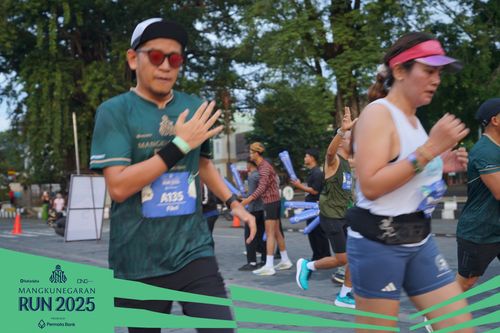 Race photo from Mangkunegaran Run 2025