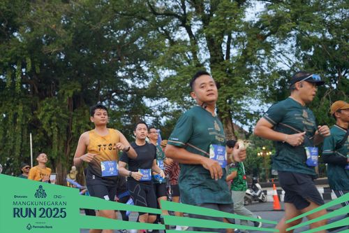 Race photo from Mangkunegaran Run 2025