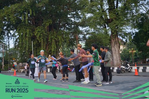 Race photo from Mangkunegaran Run 2025