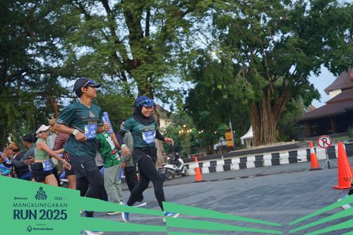 Race photo from Mangkunegaran Run 2025