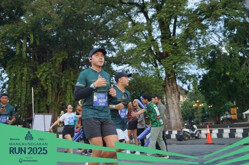 Race photo from Mangkunegaran Run 2025