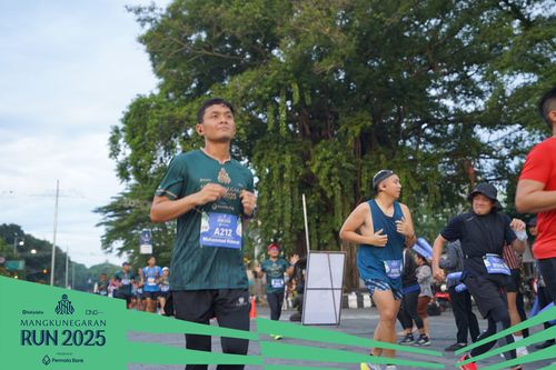 Race photo from Mangkunegaran Run 2025