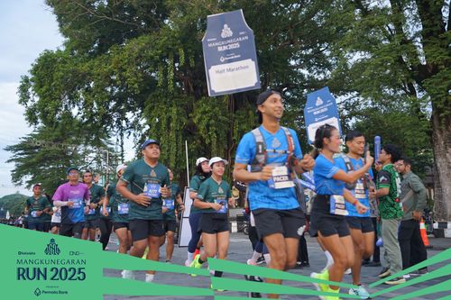 Race photo from Mangkunegaran Run 2025