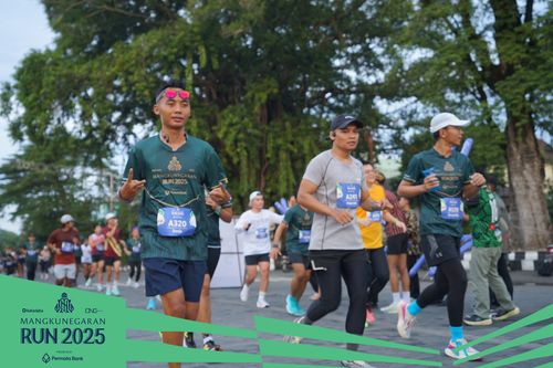 Race photo from Mangkunegaran Run 2025