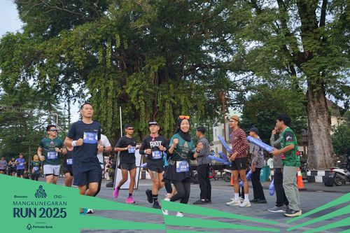 Race photo from Mangkunegaran Run 2025